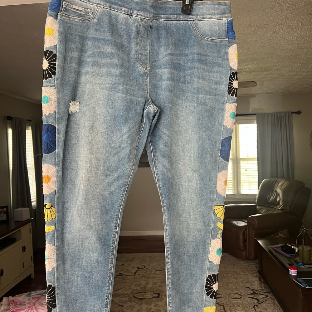 Coco + Carmen blue jeans. Womens x-large